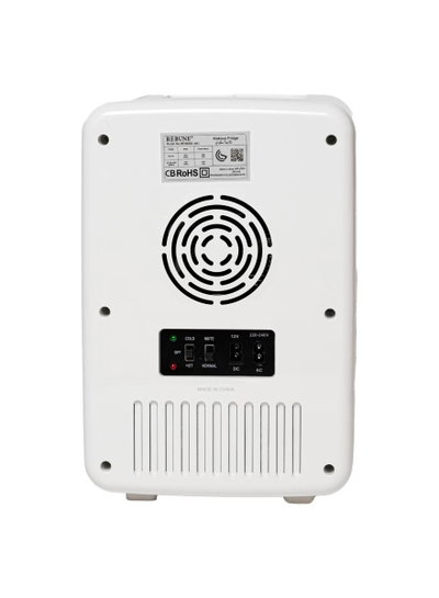 ثلاجة مستحضرات التجميل، ريبون، 10 لتر، 55 واط، اضاءة LED، مرآة، RE-30002 - ابيض product image 5
