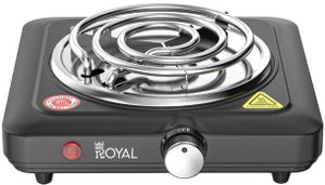 موقد كهربائي رويال، 1000 واط، عين واحدة، RA-HPS135 - اسود product image