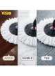 ممسحة دوارة ميكروفايبر فيسيو، 15 لتر، دلو، مرفق عبوتين وسادات - متعدد الالوان product image 6