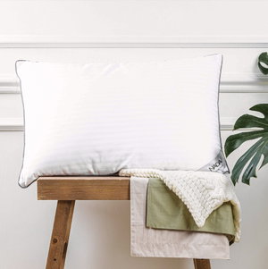 طقم وسادة جنى، 50×75 سم، 2 قطع، بوليستر (بديل الريش) - أبيض product image 2