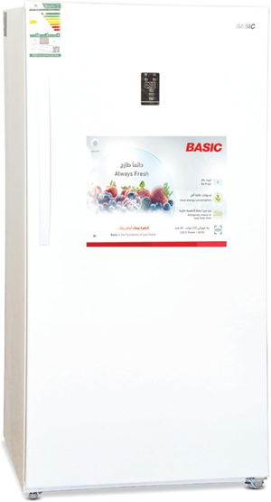 فريزر راسي قابل للتحويل الي ثلاجة بيسك، 481 لتر، 17 قدم، BUFS-MT625W - ابيض product image