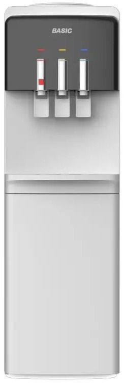 Basic BWD-LWYR100 Water Dispenser, 8 Liters, Hot/Cold/Mild - White Black product image
