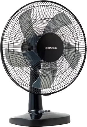 مروحة طاولة فيشر، 3 سرعات، 55 واط، 5 شفرات، FFT-5B3S - اسود product image