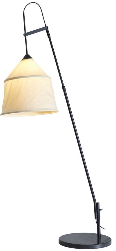 Mishkati Metal floor lamp with mesh fabric, 40 watts - black product image 2