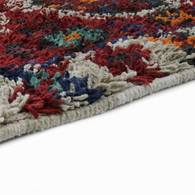 Alkaffary Bedouin rug, traditional design, 1.20 x 2.20 meters - multi color product image 3