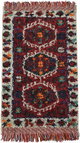 Alkaffary Bedouin rug, traditional design, 1.20 x 2.20 meters - multi color product image 2
