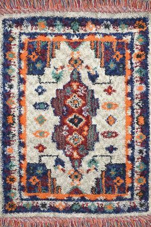 Alkaffary Bedouin rug, traditional design, 1x4 meters - multi color product image