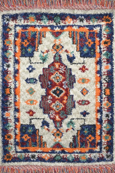 Alkaffary Bedouin rug, traditional design, 1x4 meters - multi color product image 1