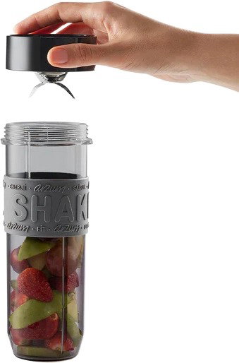 Shake & Tech Neo Maxi Arzum Electric Blender, 500W, 570ml Bowl, 1L Jug, 1 Speed, AR1174 - Black product image 3