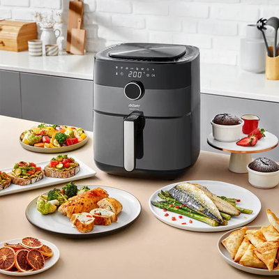 Airtasty Air Fryer, 6L, 1750W, 60-minute timer, 8 cooking programs, AR2074-B - Black Copper product image 4