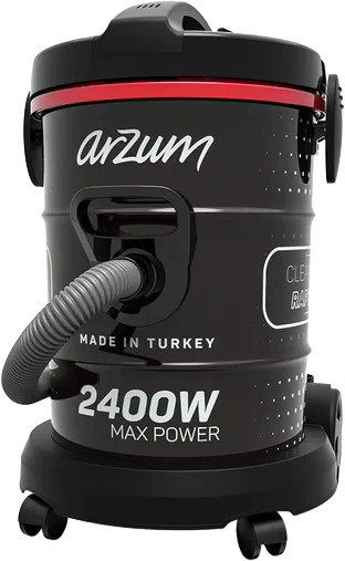 Arzum AR4106 Cylinder Vacuum Cleaner, 2400W, 21L, Full Indicator - Black product image 4