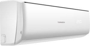 Tornado TH-C30AHK Split Air Conditioner, 2.5 Ton, 27200 BTU, T3 Compressor, White, R410 Refrigerant, Turbo Mode, Digital Display, Gold Fins, 4-Way Swing - White product image 2