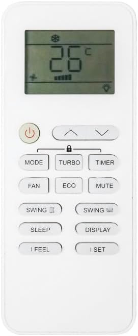 Tornado TH-C30AHK Split Air Conditioner, 2.5 Ton, 27200 BTU, T3 Compressor, White, R410 Refrigerant, Turbo Mode, Digital Display, Gold Fins, 4-Way Swing - White product image 4