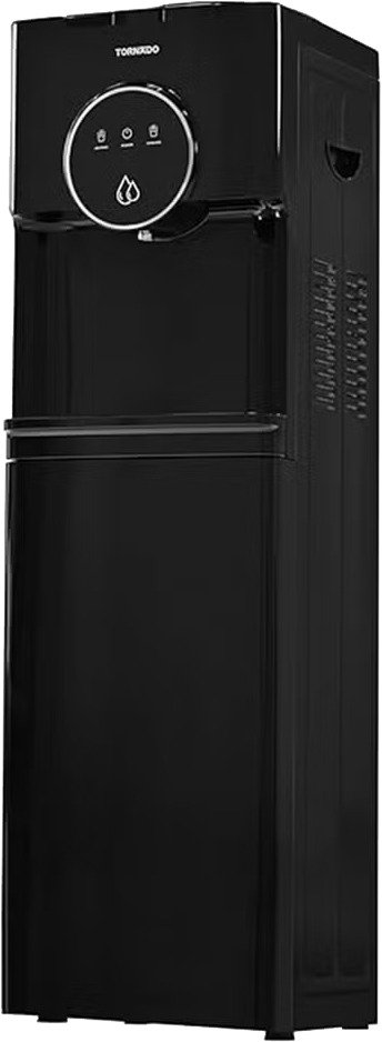 Tornado  TWD-L3T1RE-B Water Dispenser, 5 Liters, 850 Watts, Top Loading, Bottom Refrigerator, Hot & Cold, 3 Taps - Black product image 2
