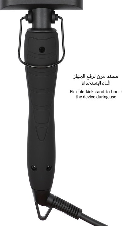 جهاز فير مموج الشعر الثلاثي لابيل، شاشة رقمية، 190 إلى 220 درجة مئوية - أسود product image 5