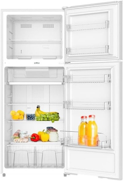 Aurora AR-580RNK Defrost Refrigerator, 396 Liters, 14 Cubic Feet, Top Freezer - White product image 2
