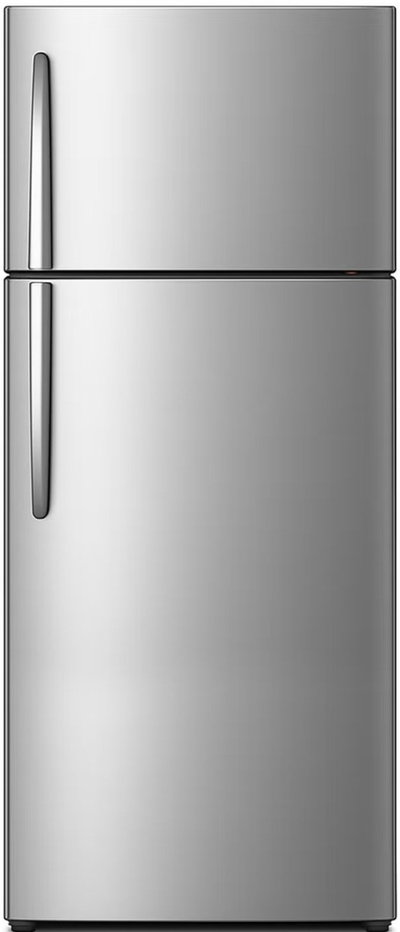 ثلاجة ديفروست جنرال جولدي، 304 لتر، 11 قدم، فريزر علوي، GR311DF - فضي product image 1
