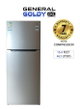 ثلاجة ديفروست جنرال جولدي، 463 لتر، 16.4 قدم، فريزر علوي، انفرتر، GRM463NF - فضي product image 2