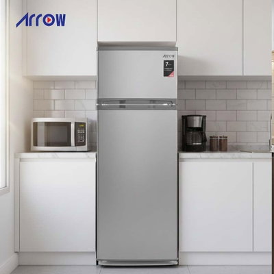 ثلاجة ديفروست ارو، 304 لتر، 11 قدم، فريزر علوي، RO2-490L-S - فضي product image 6