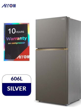 ثلاجة نوفروست أرو، 606 لتر، 21.4 قدم، فريزر علوي، RO-810RNT - رمادي غامق product image 3