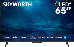تلفزيون سمارت بدون اطار سكاي وورث، 65 بوصة، 4K UHD، شاشة QLED، نظام جوجل، ريموت كنترول، 65Q6820H - اسود product image