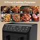 Winning Star 2×1 Double Air Fryer ST-9692, 1800-2000W, 9L, Digital Display - Black product image 4