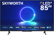 تلفزيون سمارت بدون اطار سكاي وورث، 85 يوصة، 4K UHD، شاشة QLED، نظام جوجل، ريموت كنترول، 85Q6800H - اسود product image 1