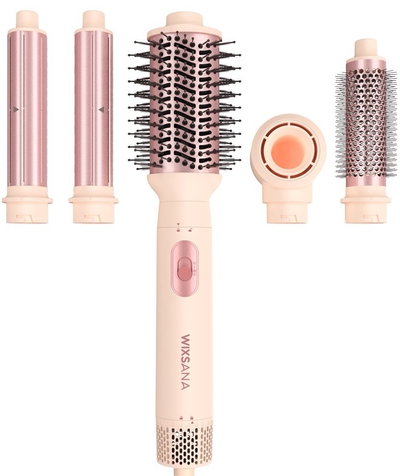 WIxsana Pro Hair Dryer, 1000W, 5 Attachments - BIEGE PINK product image 1