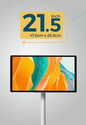 Wixsana Smart Screen, 21.5 Inches, Android 15, 3 Gb Memory, 64 Gb Space, Supports Wi-Fi And Bluetooth - White product image 2