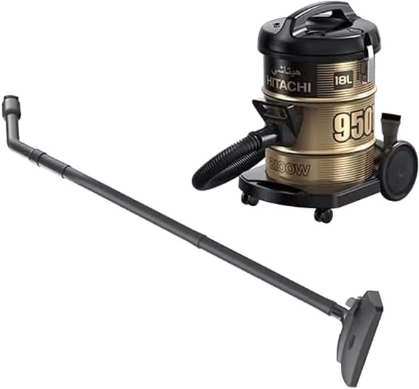 مكنسة برميل كهربائية هياتاشي، 2100 واط، 18 لتر، CV-950H SS220BK - احمر ذهبي product image 1
