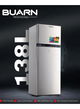 Buarn Professional Refrigerator, 138 Liters, 2 Doors, Top Freezer, NBR-W138L - Silver product image 2