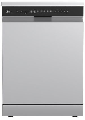 Midea WQP14W5233CS Dishwasher, 14 Place Settings, 10 Programs- Silver product image