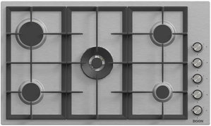 موقد غاز بلت إن إديسون، 5 شعلات، 60×90 سم، EDGS-90-7 - فضي product image 2