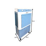 GVC Pro TRI-74010002 Desert Cooler, 120W, 30L - White Blue product image 7