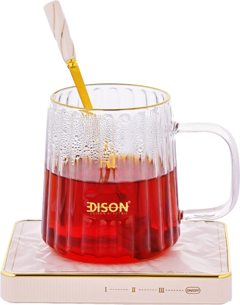Edison Tea Maker With Glass Cup, 1 Liter, 600 Watt - Beige product image 1