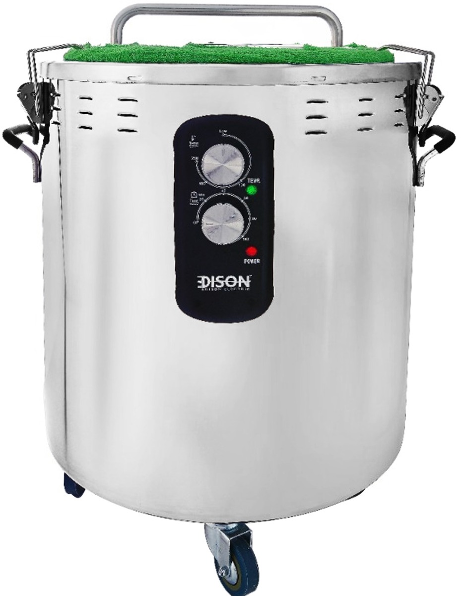 Edison Mandi Barrel Electric, 2200 Watt, 61 Liter - Silver product image