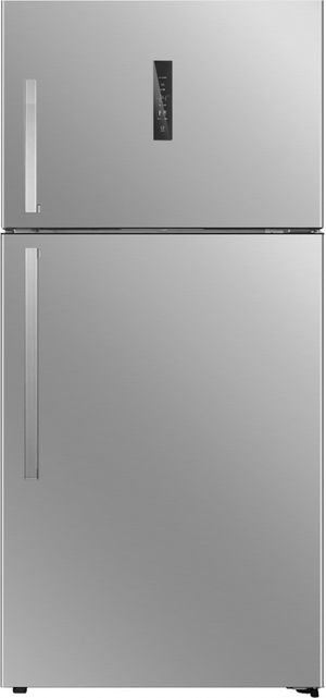 ثلاجة ديفروست إديسون، 504 لتر، 17.8 قدم، فريزر علوي، انفرتر - رمادي product image