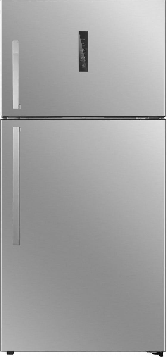 ثلاجة ديفروست إديسون، 504 لتر، 17.8 قدم، فريزر علوي، انفرتر - رمادي product image 1