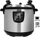Edison Electric Pressure Pot, Tefal Inner Pot, 2700 watt, 33L, 8 Cooking Functions, GTD35-350 - Silver Black product image 1