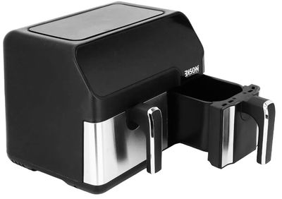 Edison Air Fryer, 5.1L / 3.2L, 2700W, 2 Doors - Black product image 3