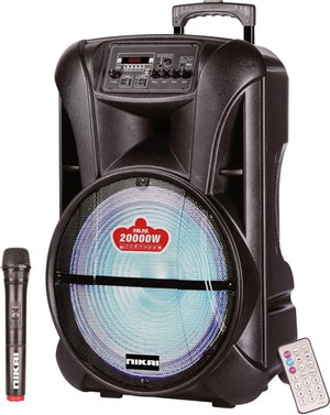 مكبر صوت لاسلكي، بلوتوث، 15 بوصة، NTROY15602 - اسود product image