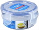 حافظة طعام بلاستيك لوك اند لوك، 100 مل، غطاء، دائرية - شفاف أزرق product image 1