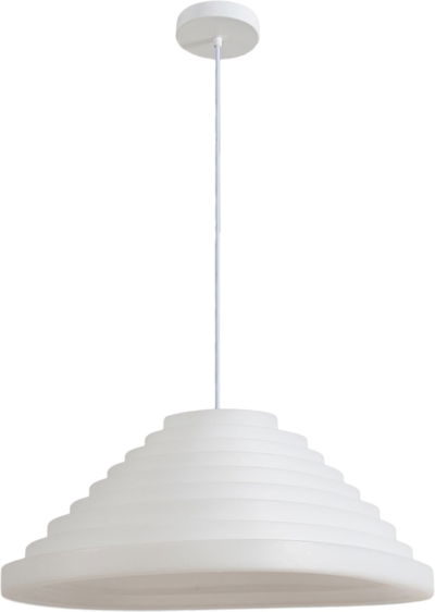ثريا مودل مشكاتي، معلقة بالسقف،  لمبة واحدة، ألومنيوم أكريليك- أبيض product image 2