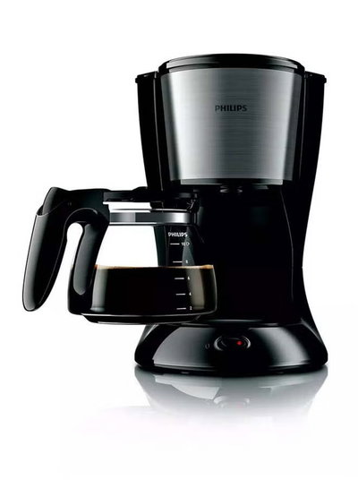 مجموعة فطار فليبس، حماصة خبز فليبس سيريس 5000، 950 واط، شريحتين، 8 اعدادت، HD2650/31 - اسود - غلاية ماء كهربائية فيليبس، 2200 واط، 1.7 لتر، HD9350/92 - فضي - آلة تحضير القهوة فيليبس، 1.2 لتر، 15 كوب، 920-1080 واط، إبريق زجاجي، HD7462/20 - أسود product image 9