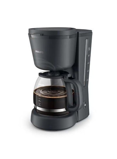 طقم إفطار فيليبس، محمصة فيليبس، 650 واط، شريحتان، HD2510/90 - أسود - غلاية كهربائية فيليبس، 1.7 واط، 2200 واط - أسود - ماكينة صنع القهوة بالتنقيط فيليبس، 1.2 لتر، 1000 واط، HD7430/90 - أسود product image 5
