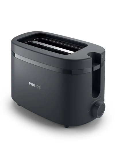 طقم إفطار فيليبس، محمصة فيليبس، 650 واط، شريحتان، HD2510/90 - أسود - غلاية كهربائية فيليبس، 1.7 واط، 2200 واط - أسود - ماكينة صنع القهوة بالتنقيط فيليبس، 1.2 لتر، 1000 واط، HD7430/90 - أسود product image 6