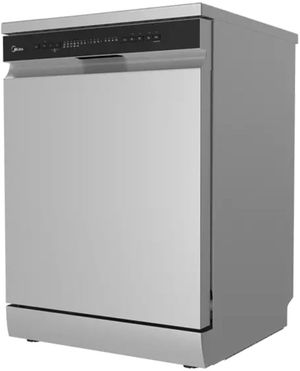 غسالة صحون مايديا، 10 برامج، واي فاي، 14 مكان، 3 رفوف، WQP14W5233CS - فضي product image 2