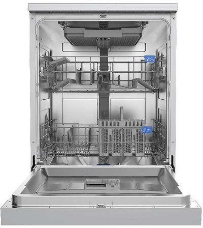 غسالة صحون مايديا، 10 برامج، واي فاي، 14 مكان، 3 رفوف، WQP14W5233CS - فضي product image 3