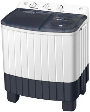Edison EDXPB50, Twin Tub Washing Machine, 5kg, Top Load, 3 Programs – White product image