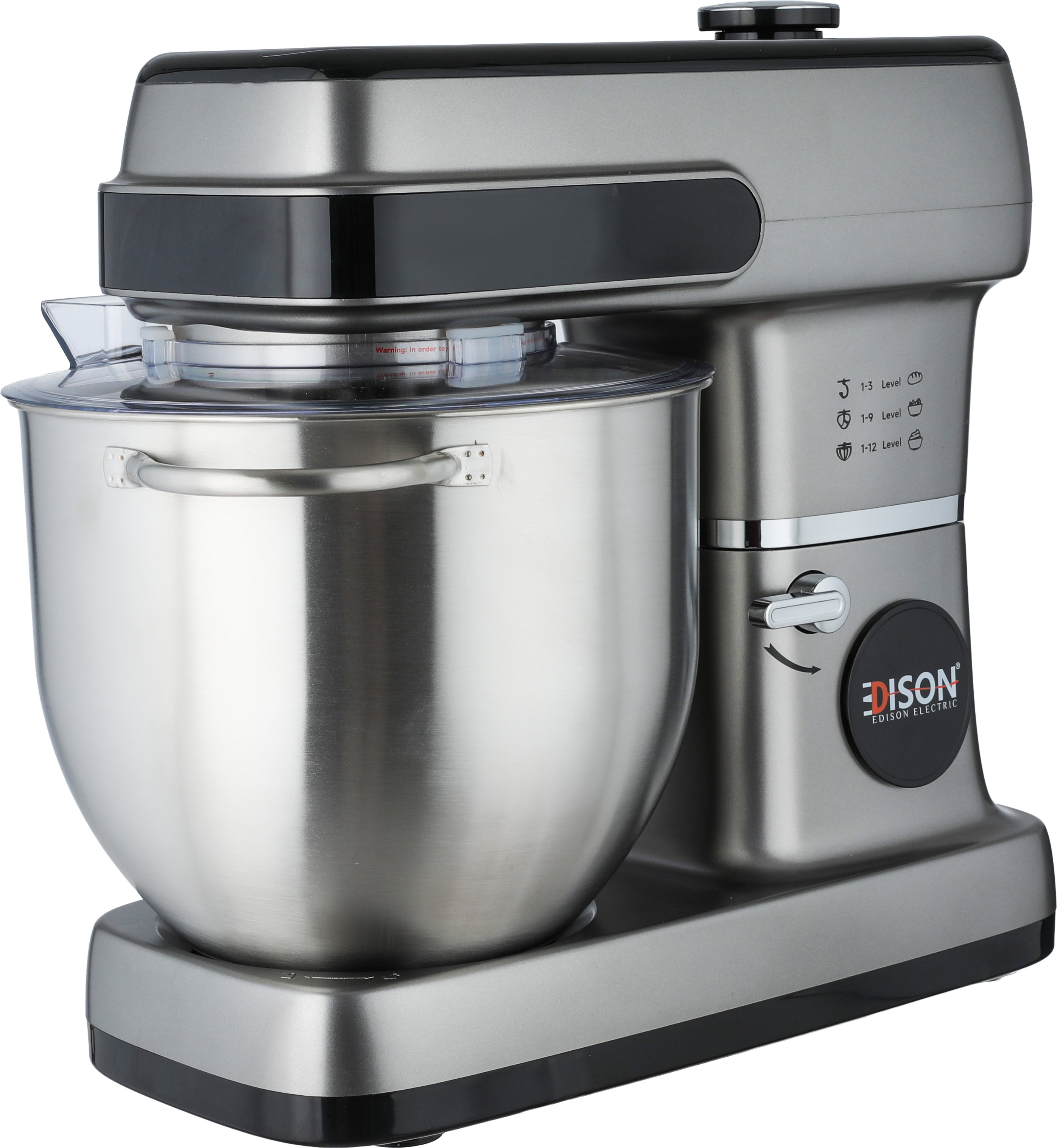 Edison Raptor SM-A02PS Electric Stand Mixer, 10 Liters, 1500 Watts, 12 ...